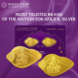 10 GM GOLD 999.9 MINTED COIN SHANKH GANESH LAXMI SET (5 GM x 2)