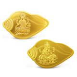 10 GM GOLD 999.9 MINTED COIN SHANKH GANESH LAXMI SET (5 GM x 2)