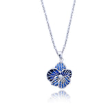 Midnight Sonata Shell Sterling Silver Necklace