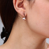Curvy Chic Zenith Cubic Rose Gold Drop Earrings