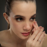 Spiral Dual-Heart Designer Silver Ring - Diavo Jewels