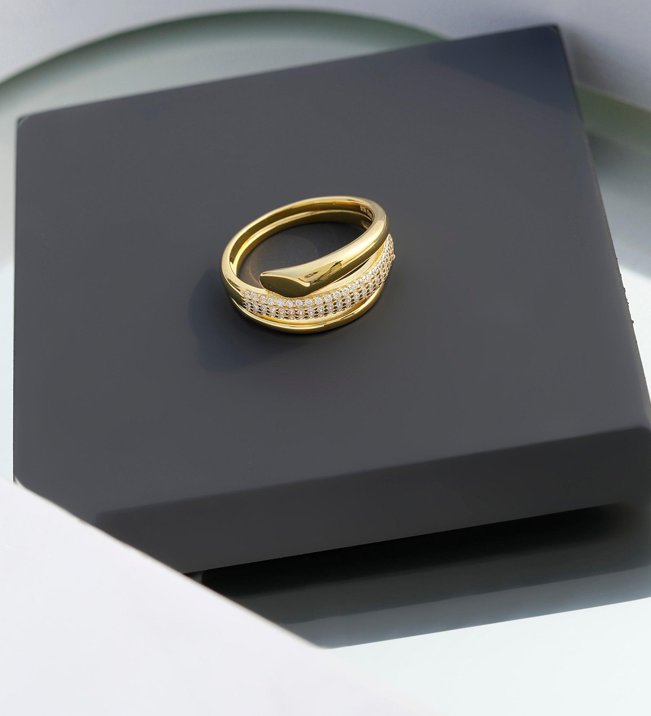 The Spiral Sterling Silver Ring - Diavo Jewels