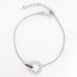 Eclipse Harmony Silver Bracelet - Diavo Jewels