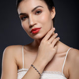 Rhapsody Rhodium-Plated Bracelet - Diavo Jewels