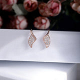 Ethereal Twirl Silver Earrings - Diavo Jewels