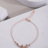 Dainty Zircon Silver Infusion Bracelet - Diavo Jewels