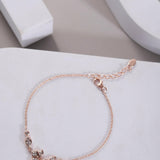 Dainty Zircon Silver Infusion Bracelet - Diavo Jewels