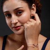 Magnetic Axis Silver Bracelet - Diavo Jewels