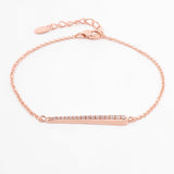 Sparkling Sui Dhaga Silver Bracelet - Diavo Jewels
