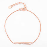 Sparkling Sui Dhaga Silver Bracelet - Diavo Jewels