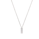 Grid of Glamour Silver Necklace