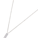 Grid of Glamour Silver Necklace