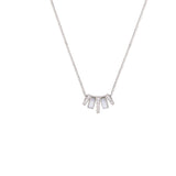 Glint of Grandeur Silver Necklace