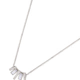 Glint of Grandeur Silver Necklace
