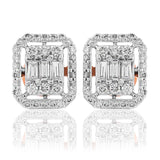 Rectangle VerticaLux Diamond Earrings