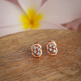 Scintillating Quartet Diamond Earrings