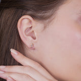 Scintillating Quartet Diamond Earrings