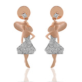 Dazzling Diva Ballerina Diamond Earrings