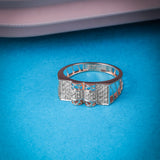 Baroque Bars Men's Diamond Ring