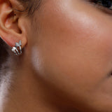 Whimsical Spring Trio Silver Earrings - Diavo Jewels