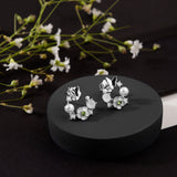 Whimsy Meadow Charm Silver Studs - Diavo Jewels