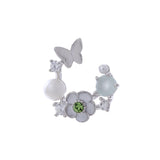 Whimsy Meadow Charm Silver Studs - Diavo Jewels