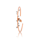 SIeek Feathered Diamond Bracelet