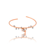 SIeek Feathered Diamond Bracelet