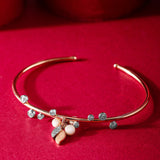 SIeek Feathered Diamond Bracelet