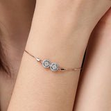 Interlinked Radiance Diamond Bracelet