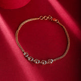 Graceful Symmetry Diamond Bracelet
