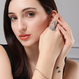 Graceful Symmetry Diamond Bracelet