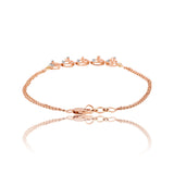 Graceful Symmetry Diamond Bracelet