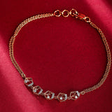 Graceful Symmetry Diamond Bracelet