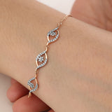 Floral Radiance Diamond Bracelet