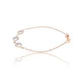 Floral Radiance Diamond Bracelet