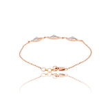 Floral Radiance Diamond Bracelet