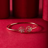 Floral Adjustable Diamond Bracelet