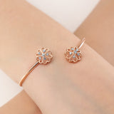 Floral Adjustable Diamond Bracelet