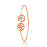 Floral Adjustable Diamond Bracelet