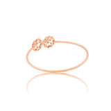 Floral Adjustable Diamond Bracelet