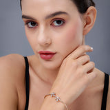 Floral Sleek Diamond Bracelet