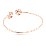Floral Sleek Diamond Bracelet