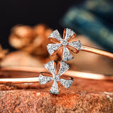 Floral Sleek Diamond Bracelet