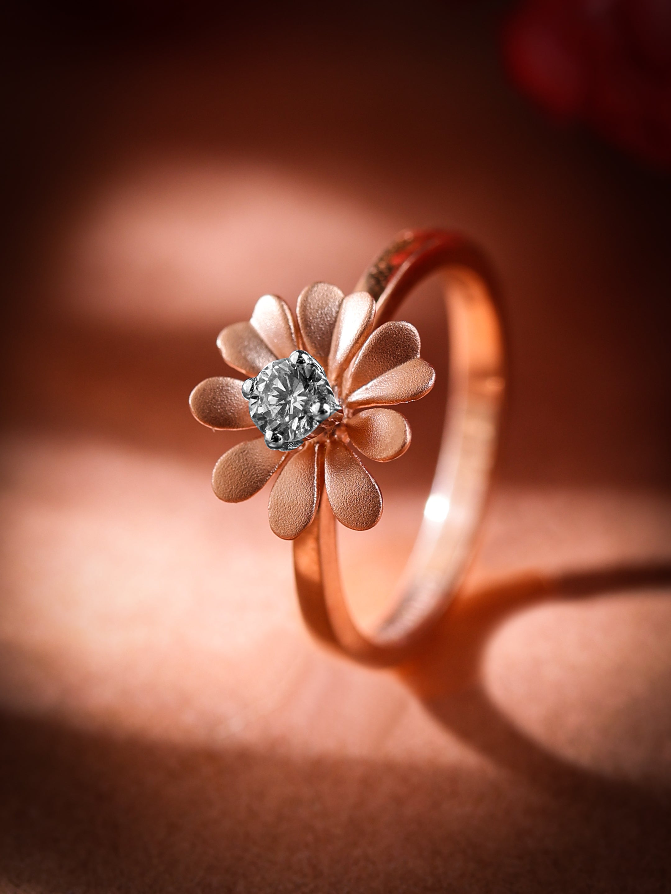 Gilded Flower of Eden Diamond Ring – Diavo Jewels