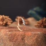 Radiant Rosette Diamond Ring
