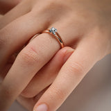 Tandem Layered Brilliance Diamond Ring