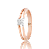 Tandem Layered Brilliance Diamond Ring