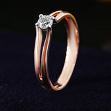 Tandem Layered Brilliance Diamond Ring