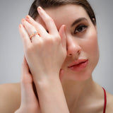 Myra Crossover Classy Diamond Ring